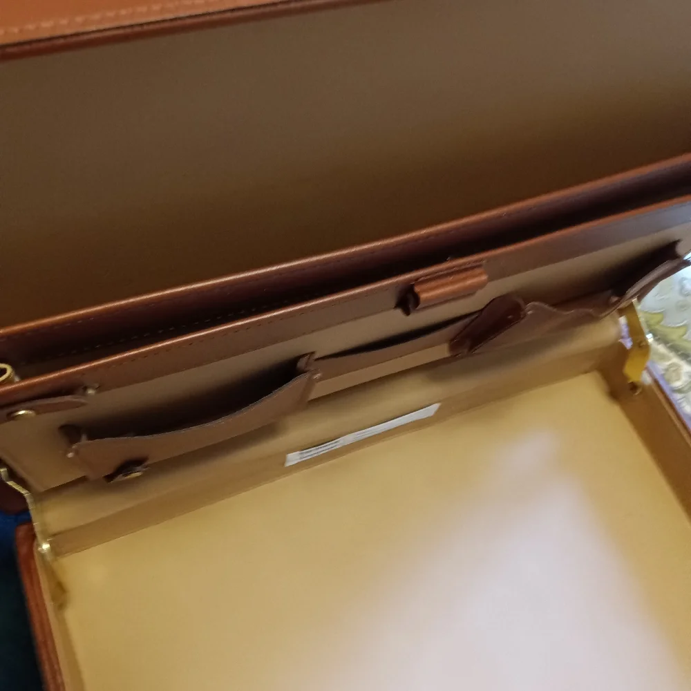 Vintage Hartmann Luggage Brown Belting Leather Briefcase/Attache'